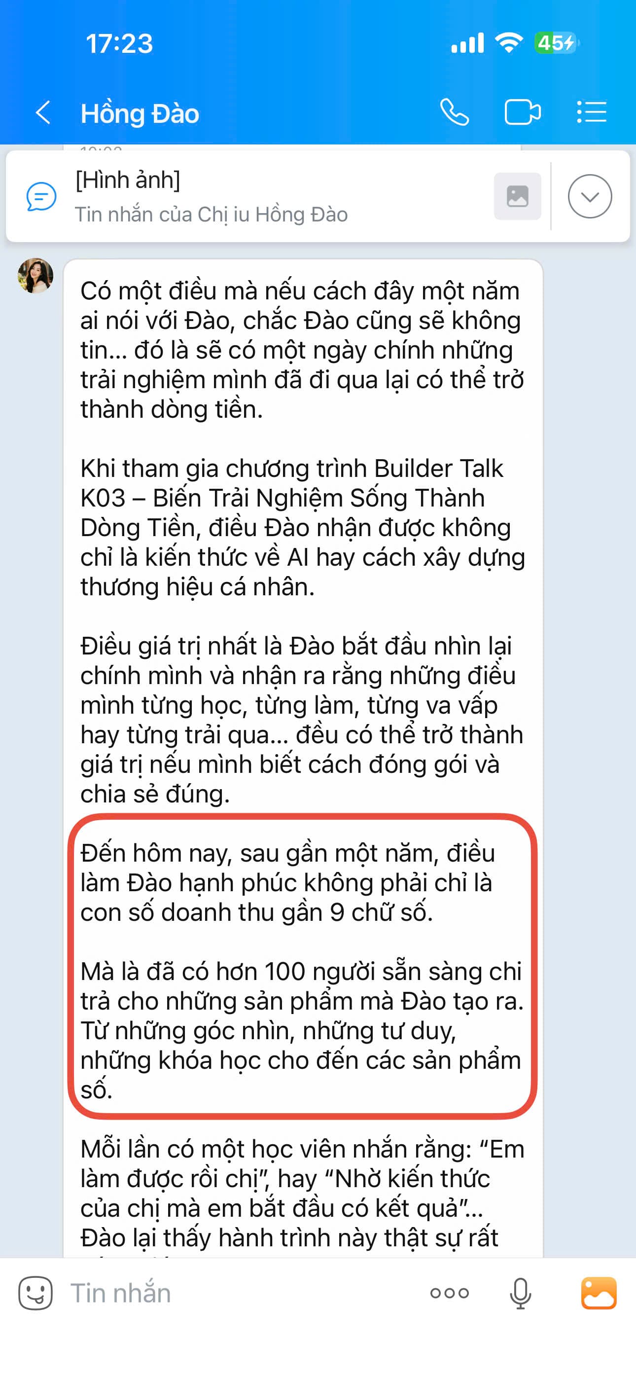 Feedback học viên 8
